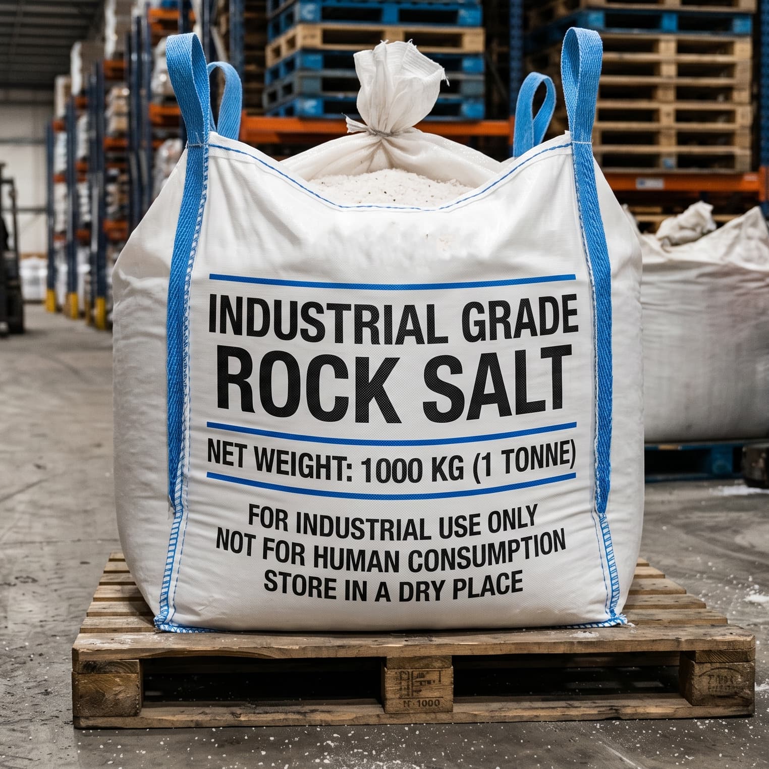 Industrial mineral salt